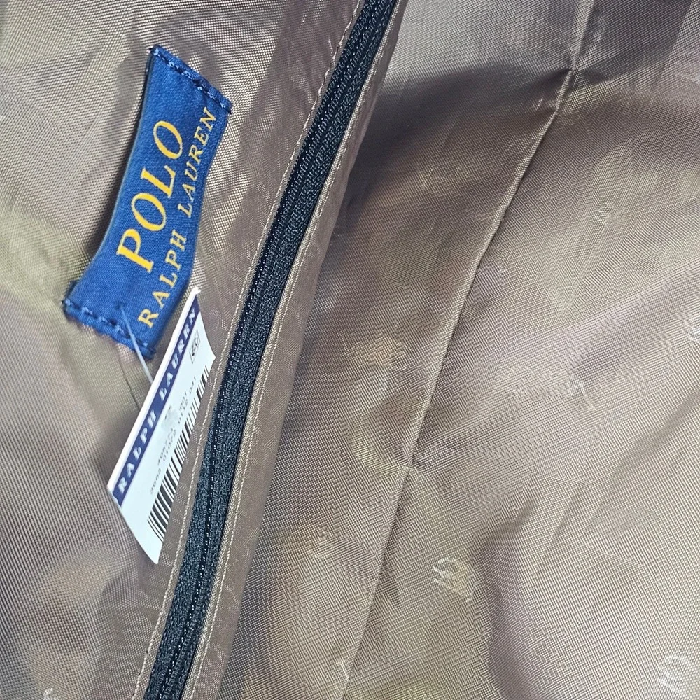 Polo‎ Ralph Lauren Navy Blue Nylon Quilted Duffel Bag Weekender Travel RARE NWT